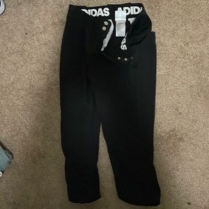 black adidas softball pants
